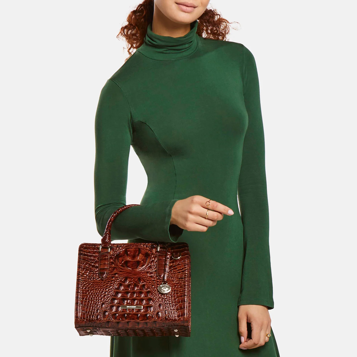 Brahmin Melbourne Collection Cami Satchel, Electric Indigo Ombre